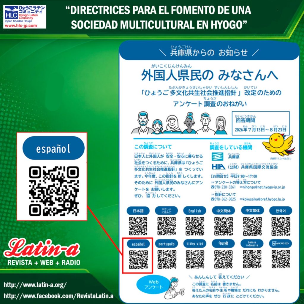 Directrices para el fomento de una sociedad multicultural en Hyogo